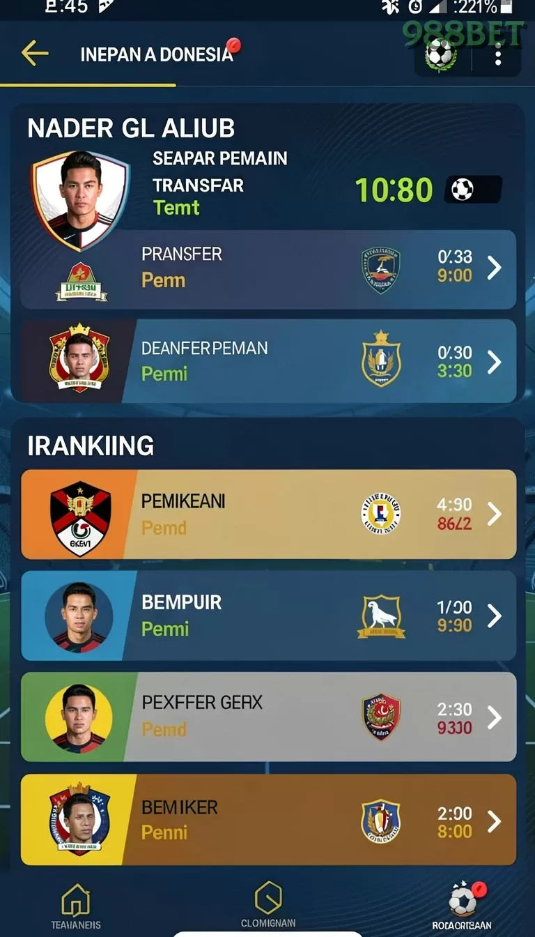 Cuplikan layar JKTGAME — menu navigasi